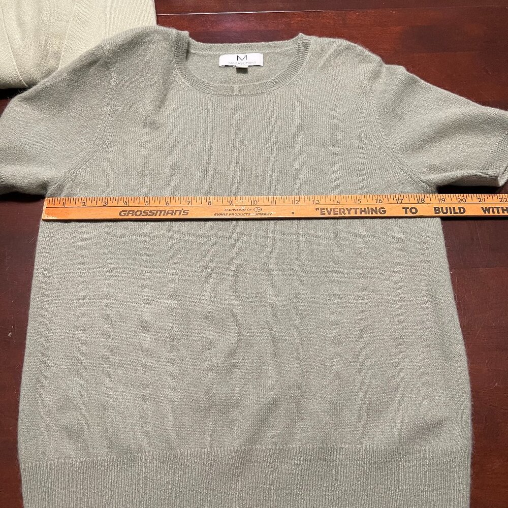 J CREW & MAGASCHONI CASHMERE CARDI TEE SET - Picture 14 of 15